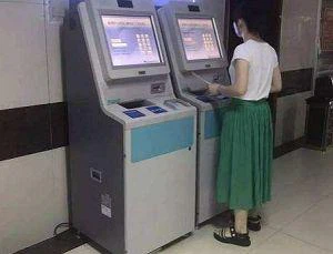 Self-service machine for hospital